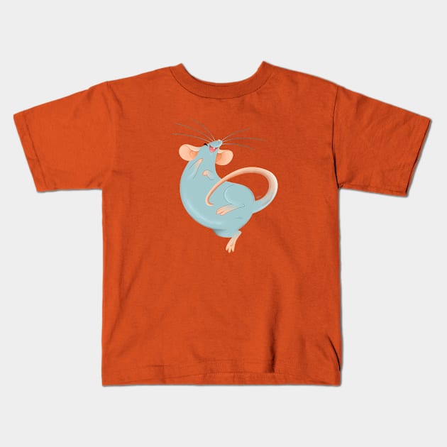 Bouncy Rat Kids T-Shirt by mariamar